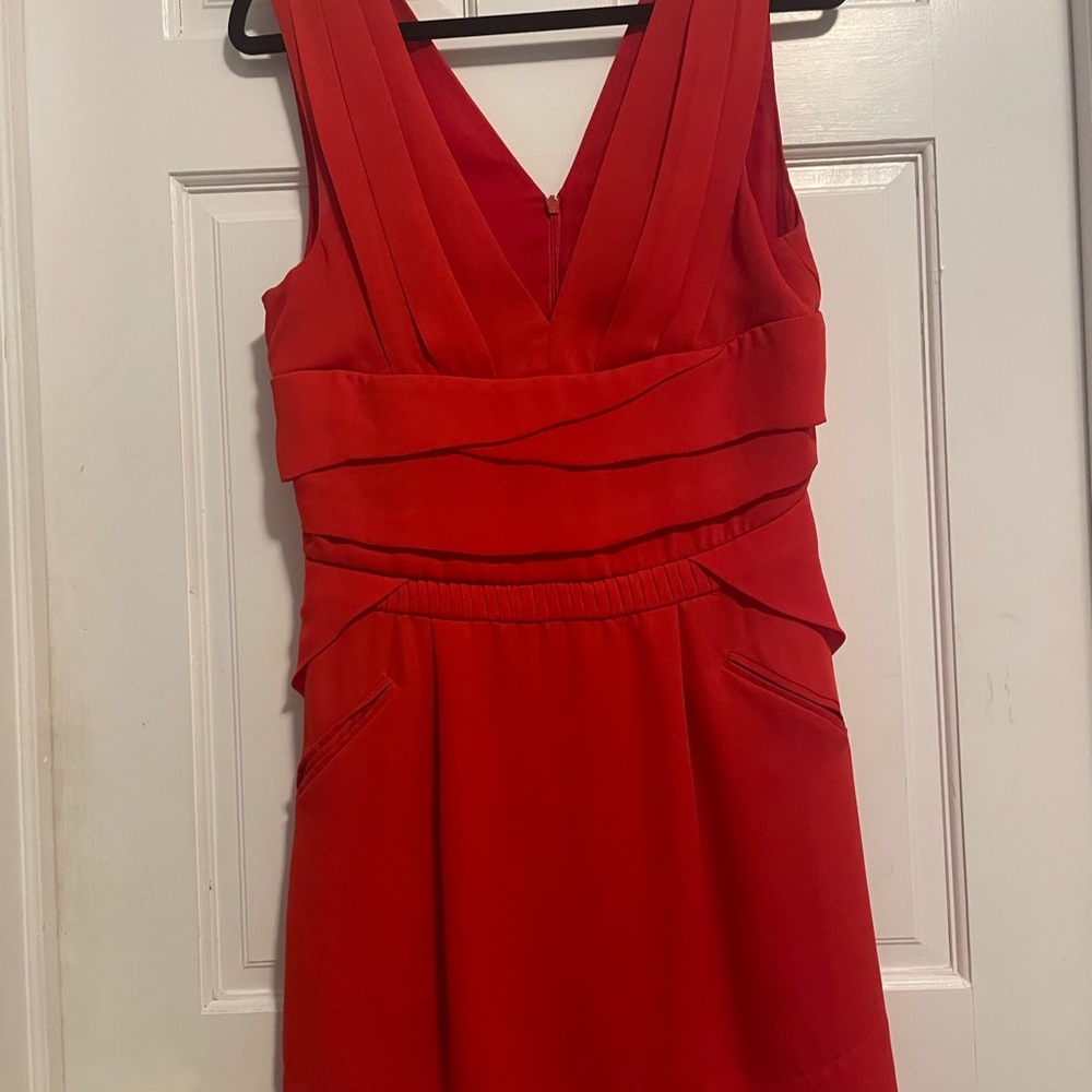 BCBG Vibrant Red Mini Dress